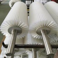 Pincel de rolos metálicos cilíndricos industriais de microfibra para a polinização de transportadores