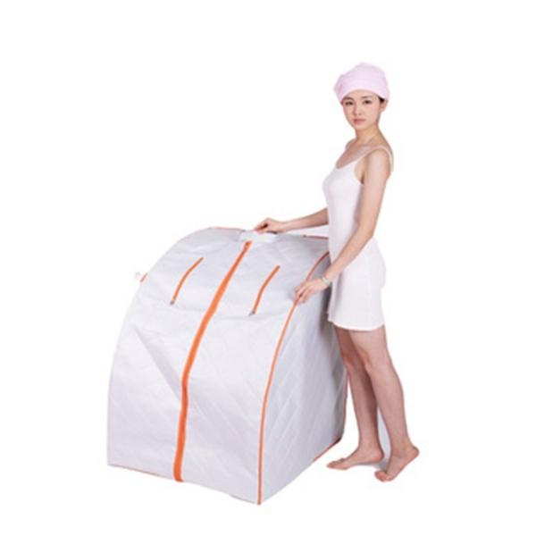 Small Wellness Spa 1 Person Portable Infrared Sauna Box With Foldable Chair