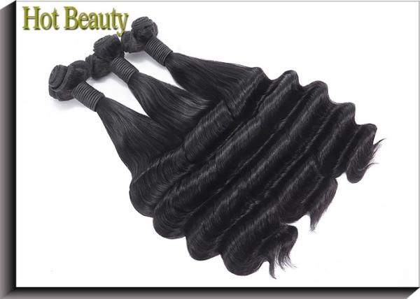 No Synthetic Virgin Human Hair Extensions Funmi Water Wave Double Drawn Style