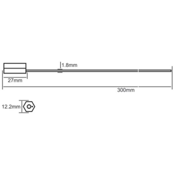 US-CC181A Tamper Evident ABS Plastic Cable Seal For Shipping Security
