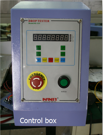Drop Package Testing Equipment Digital Displayer / Drop Impact Test Equipment