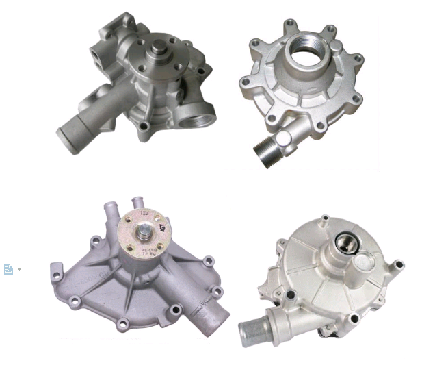 Auto Parts Casting Green Sand Casting Replacement Water Pump Body / Oil Pump Cover For Car Engine