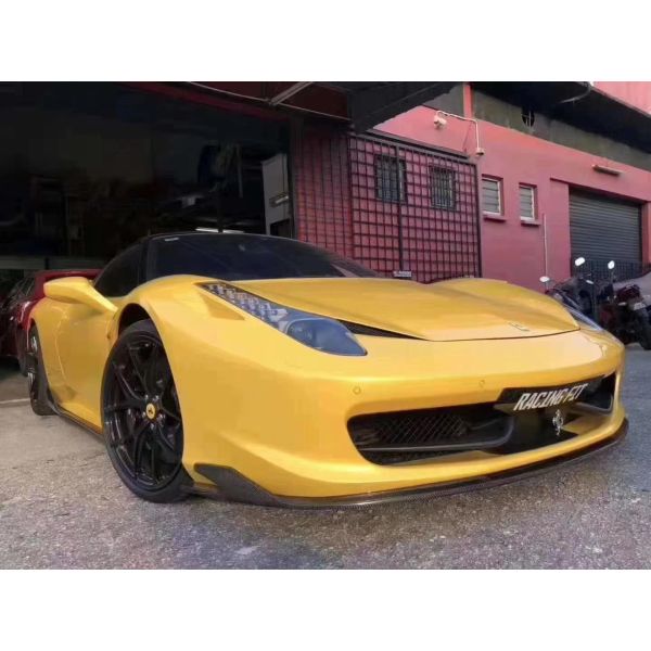 For Ferrari 458 Carbon Fiber Body Kit 458 Carbon Fiber Front Lip Diffuser Spoiler Side Skirt Body Kit