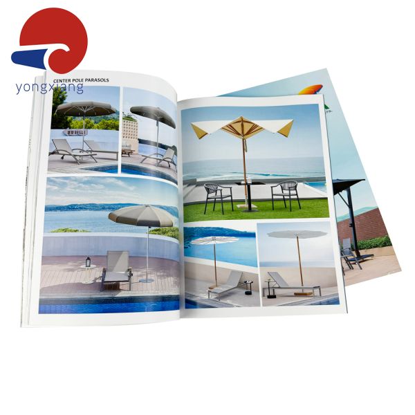 Customized Full Color Magazine Printing Glossy / Matte Soft Cover Magazine