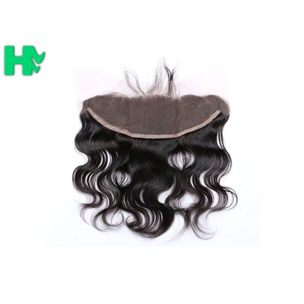 Body Wave 100% Human Hair 13*4 Closure Unprocessed With Baby Hair 8