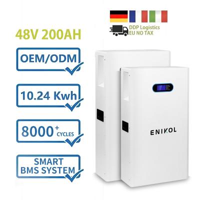 Powerwall Lithium Ion 48V Solar Battery 100ah 200ah 10kwh Wall Mount Lifepo4 Battery