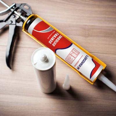 280ml Weatherproof Silicone Sealant Caulk Neutral Curing MSDS Certified