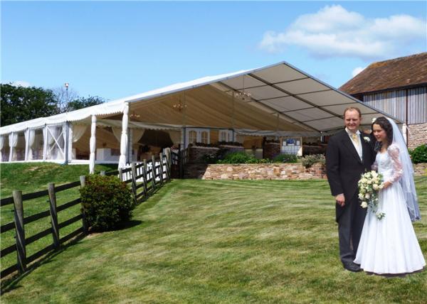 Galvanized Steel Custom Tent Canopy High Pressed Aluminum Alloy B1 Grade