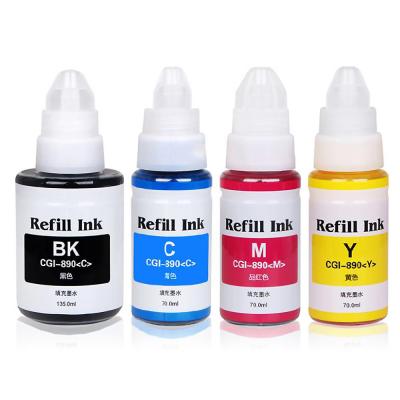 Imprimindo a água - baseou a tinta da tintura do reenchimento para Canon GI-890 G1800 G1810 G2800 G2810 G3800