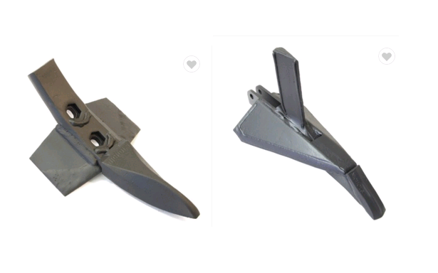 Cast Alloy Steel Ripper Points Replacement Parts Agricultural Machinery Parts