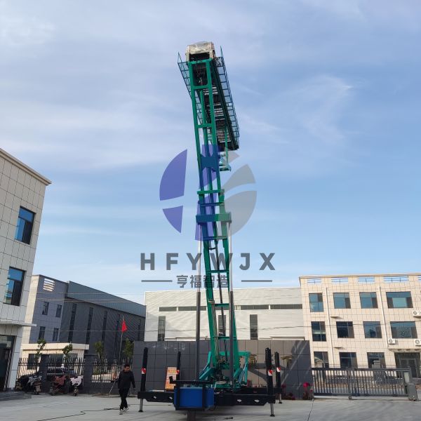 Aerial Lift With 18.5m 8t Capacity High Altitude Lifting Platform For Roll Forming Machines