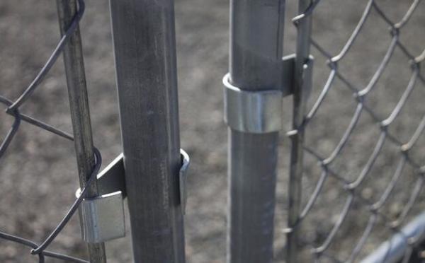 8'x12' temporary chain link fence panels diameter wire 11.5ga chain link mesh 2 x 2 tube 35mm wall thick 1.60mm
