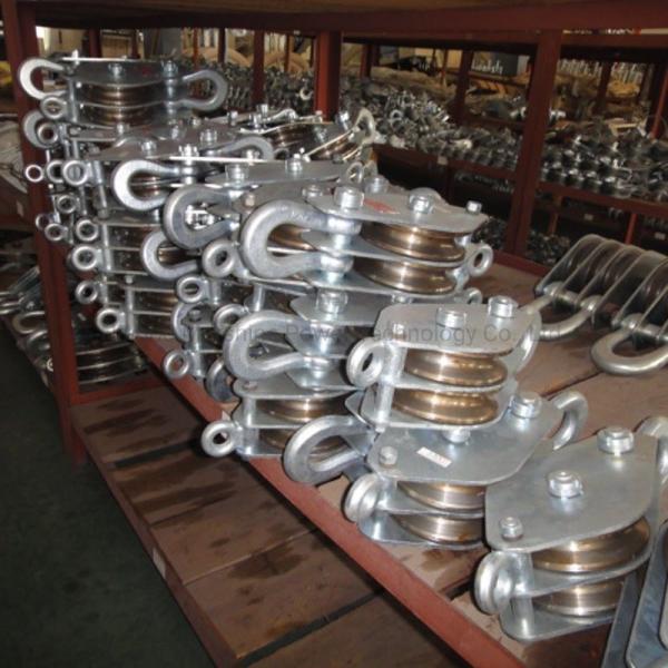 Aluminum Hoisting Rope Snatch Block And Tackle Oxygenation Surface