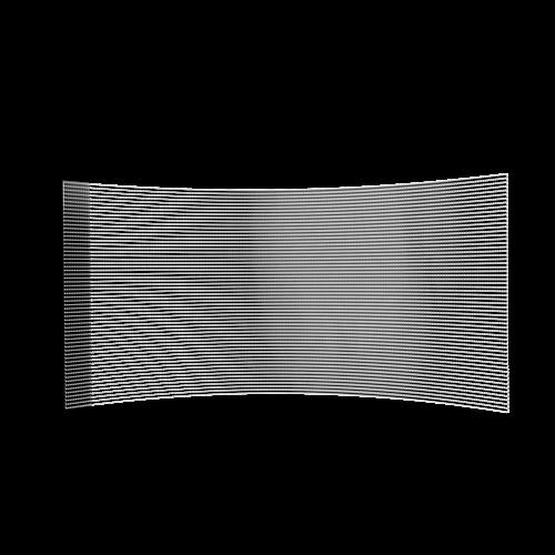 P32mm Panneau à LED transparent à cristal à écran LED transparent à l'extérieur Taux de rafraîchissement élevé