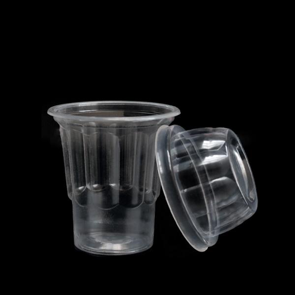 Functional Design Plastic Cup with Thickened Bottom and Stacking Feature for Easy Storage and Transportation