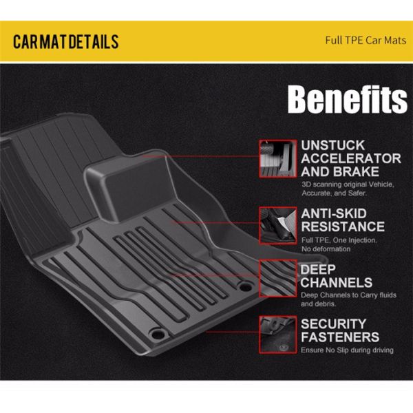 Непахучие циновки автомобиля Lexus NX 56cm сверхмощные резиновые