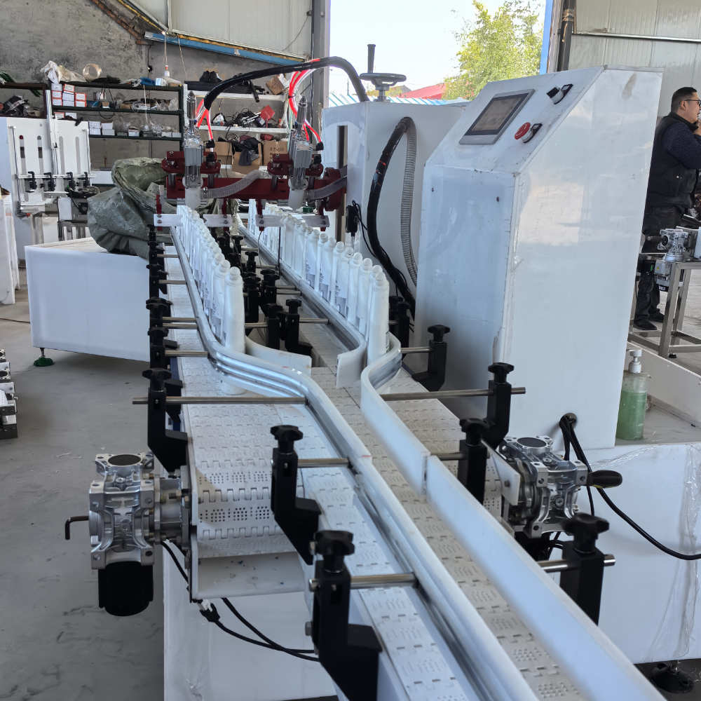 Small Automatic Liquid Detergent Filling Machine for Acidic and Corrosive Chemicals