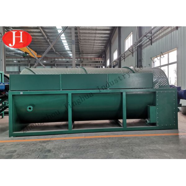 30Kw 50t/H Rotary Washer Sweet Potato Starch Machine