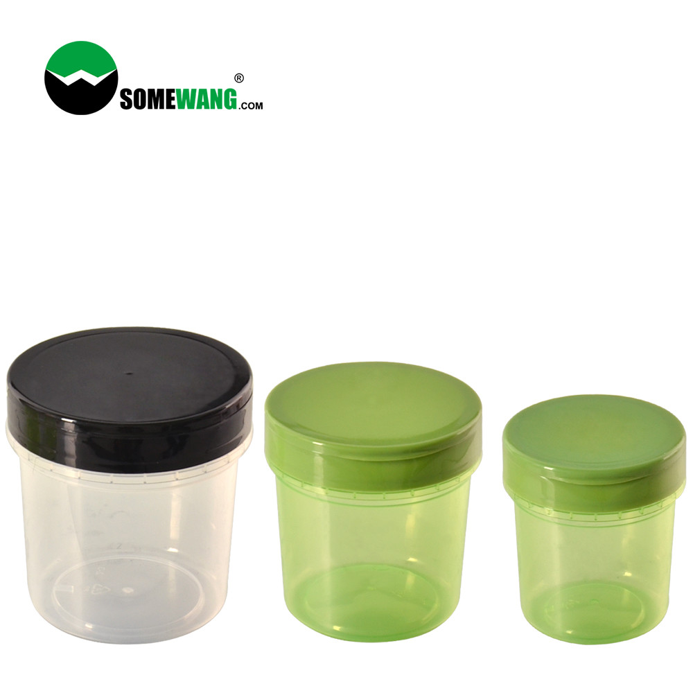 опарник сливк 8oz 16oz 20oz пустой пластиковый PP косметический упаковывая с крышкой сальто замка