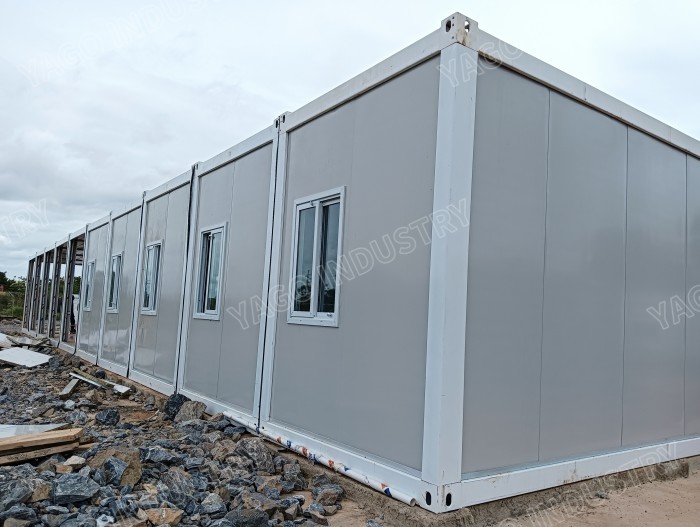 Robust Practical Prefabricated Container Building Anti‑corrosion Heat Insulated Remote Site Housing Unit