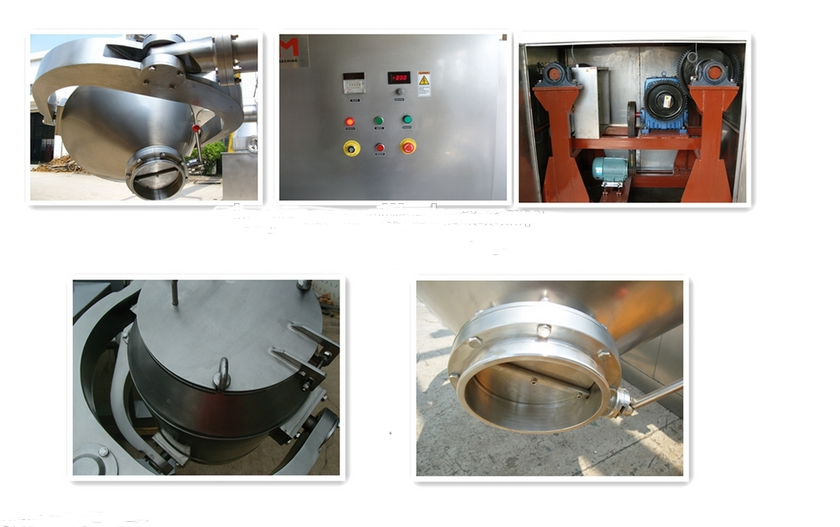 SYH Series Pharmaceutical Processing Machines , Stainless Steel Motion Powder Mixer