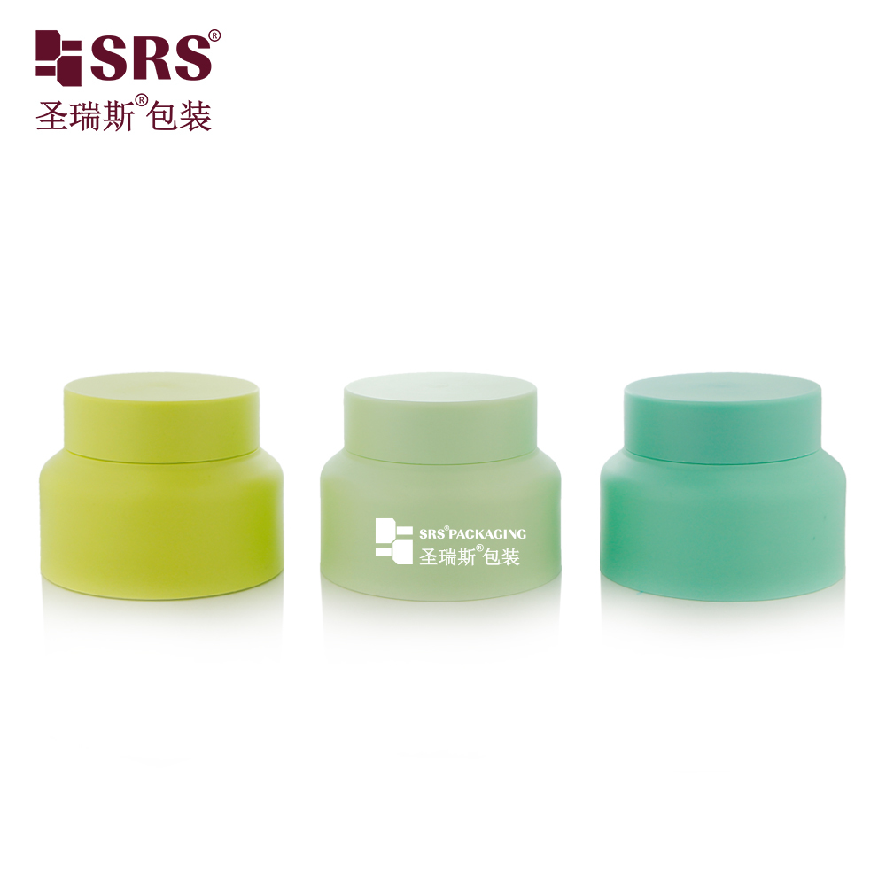 SRST Custom Logo Double Wall PP Cream Jar 30‑100g Cosmetic Packaging Container