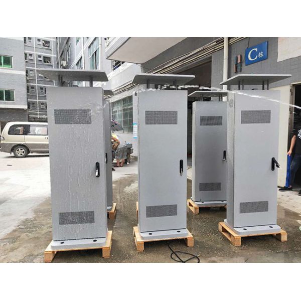 32-inch vertical outdoor lcd kiosk, waterproof and sunproof advertising machine with canopy