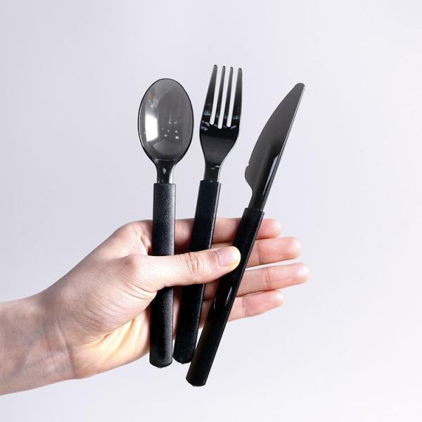 US Disposable Cutlery Sets with Different Sizes Plastic Spoon Fork and Knife Kit