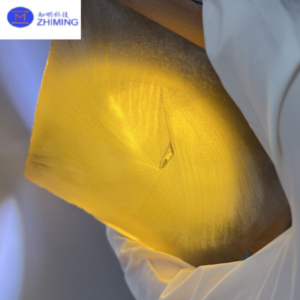 Yellow Sapphire Raw Material Lab-Created  for Jewelry Manufacturing