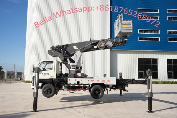21m 23m 25m 29m 38m 45m Aerial Bucket Truck Mounted Aerial Working Platform Aerial Lift Truck With Bucket