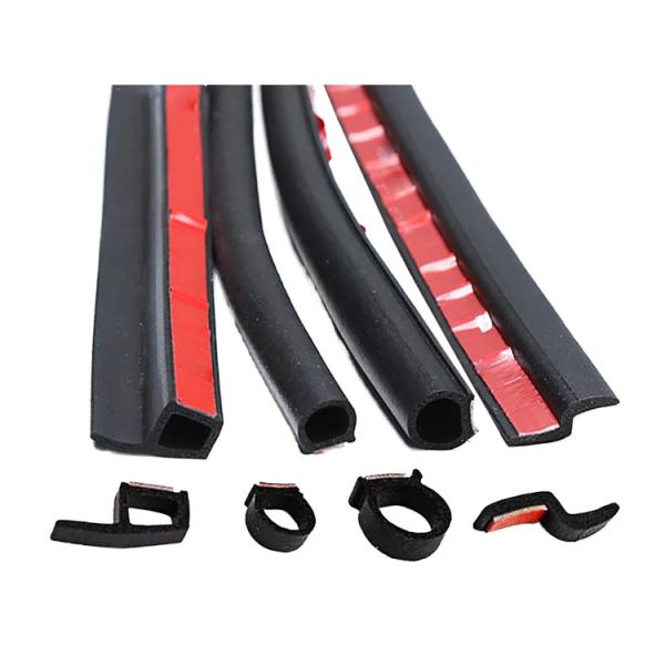 Multi Functional Eco Friendly Rubber Door Seal Strip Adhesive Weather Stripping