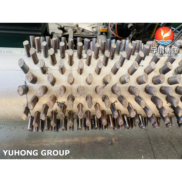 Nail Head Tube Studded Tube For Petrochemical Industry