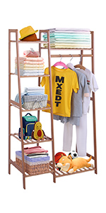 Wood Plant Stand Ladder Plant Shelf, Flower Pot Display Rack Freestanding Planter Holder for Organizer Multiple