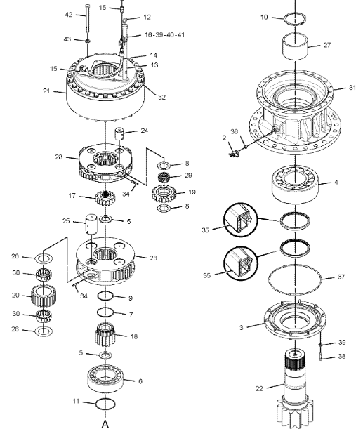 E349GC E352 ЗАВОЖЕННАЯ ГРЕЙСБОКТКА 536-7289 538-5282 584-2587 584-2588 Для КАТ