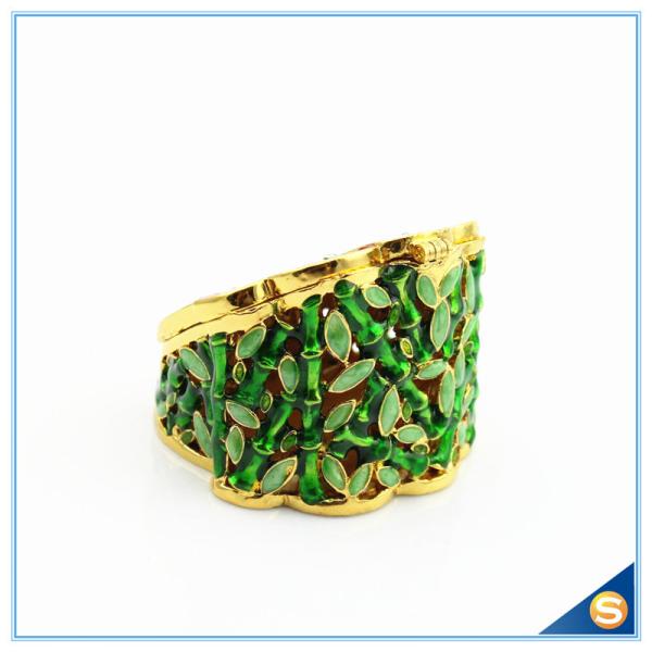 Chinese Style Hollowed-out Jewelry Box Rhinestone Decorative Trinket Box SCJ572