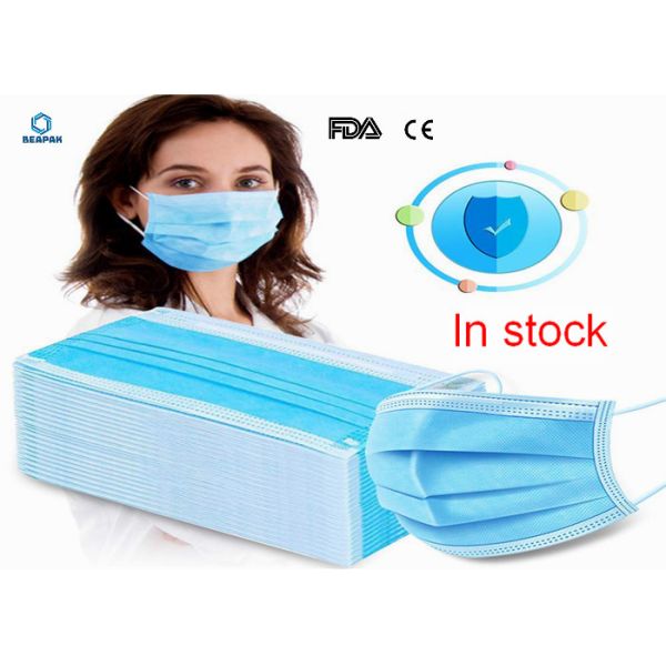 Moisture Proof Disposable Mouth Mask , Disposable Surgical Masks Anti Virus​