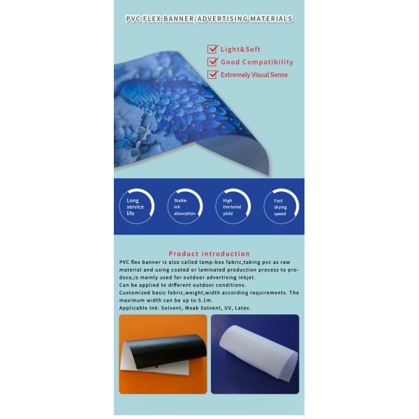 Advertising Materials 440 Gsm Pvc Frontlit Banner Tarpaulin Digital Printing
