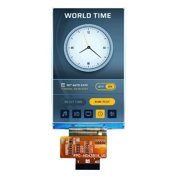 4.3 IPS TFT LCD | 480x800 MCU display | NT35510