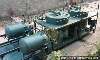 3kw уточняя повторно использующ машину DN32 масла вакуума центрифугуя