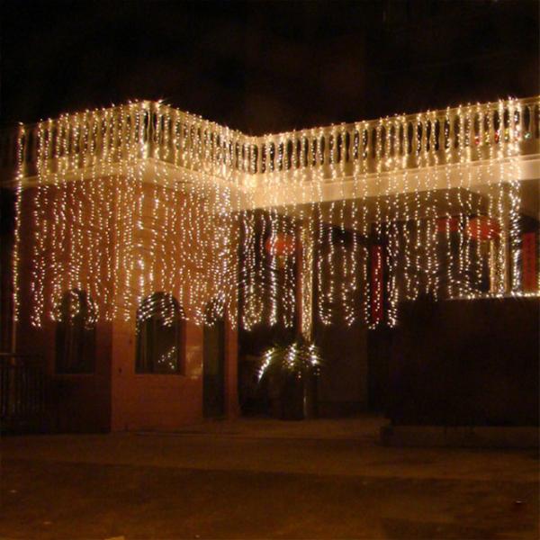 5M Droop 0.3M 0.5M 96 luzes feericamente do sincelo da cortina do diodo emissor de luz