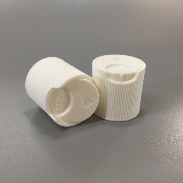 Non Dripping 24mm Flip Top Plastic Bottle Caps For Skin Care Bottle