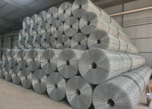 6 rouleaux par paquet de filetage de fil galvanisé renforcé pour gazoduc de fond de rivière