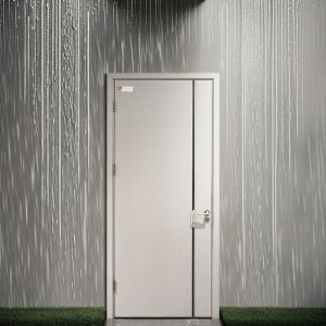 Customized Modern Front Wood Door Extra Thick For House Interior