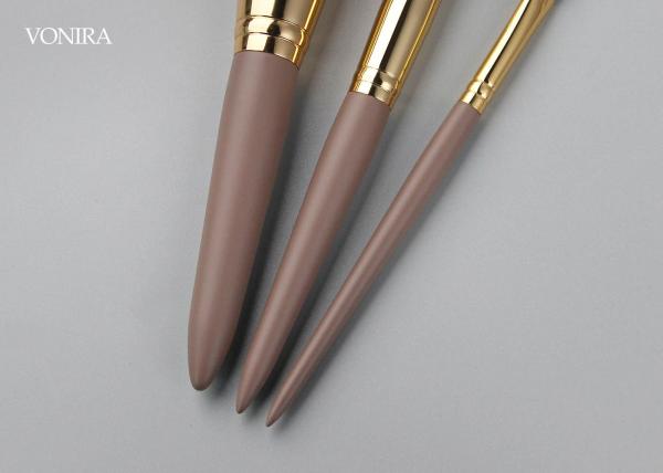 Beleza de Vonira escovas sintéticas da composição de 19 partes com Matte Wood Handle