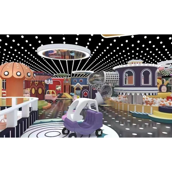 Customized Max Capacity Indoor Playground with Big Slides Other Soft Play Equipment
