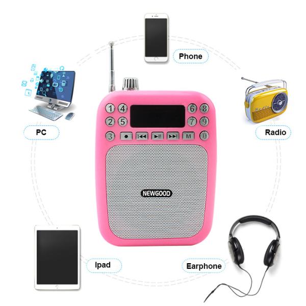 Bluetooth mp3 music player with voice amplifer,voice recorder and FM radio function