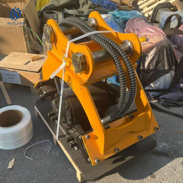 Volvo EW145B Mini Excavator Plaque hydraulique vibratoire montée 13ton 15T 20T 25T 30T Plaques de compactage