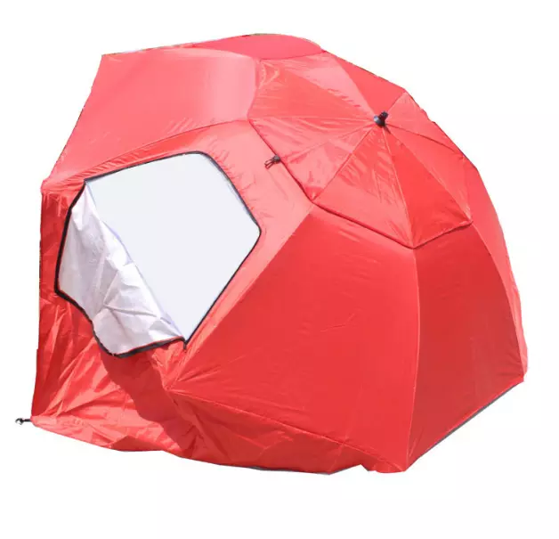 Multifunctional Assembly Tent Beach Umbrella for UV Protection and Windproof Design