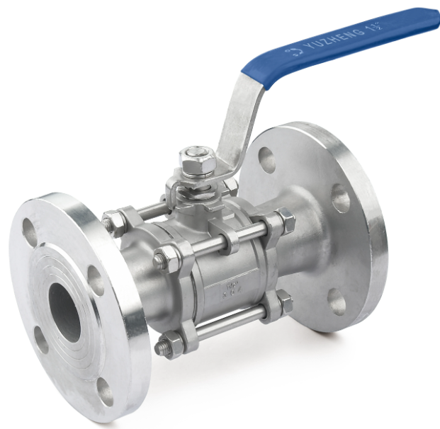 3 Piece Stainless Steel Ball Valve High Pressure CF8/CF8M Factory Price Manual Ball Valve
