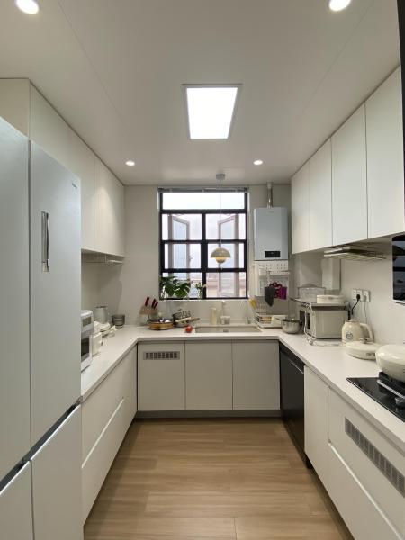 Artificial Stone Three Section Track Export Packing Cabinet Wooden Closet